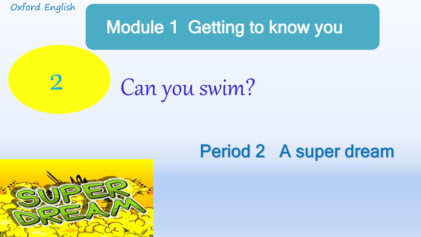 Module 1 Unit 2 Can you swim Period 2 课件(共15张PPT)