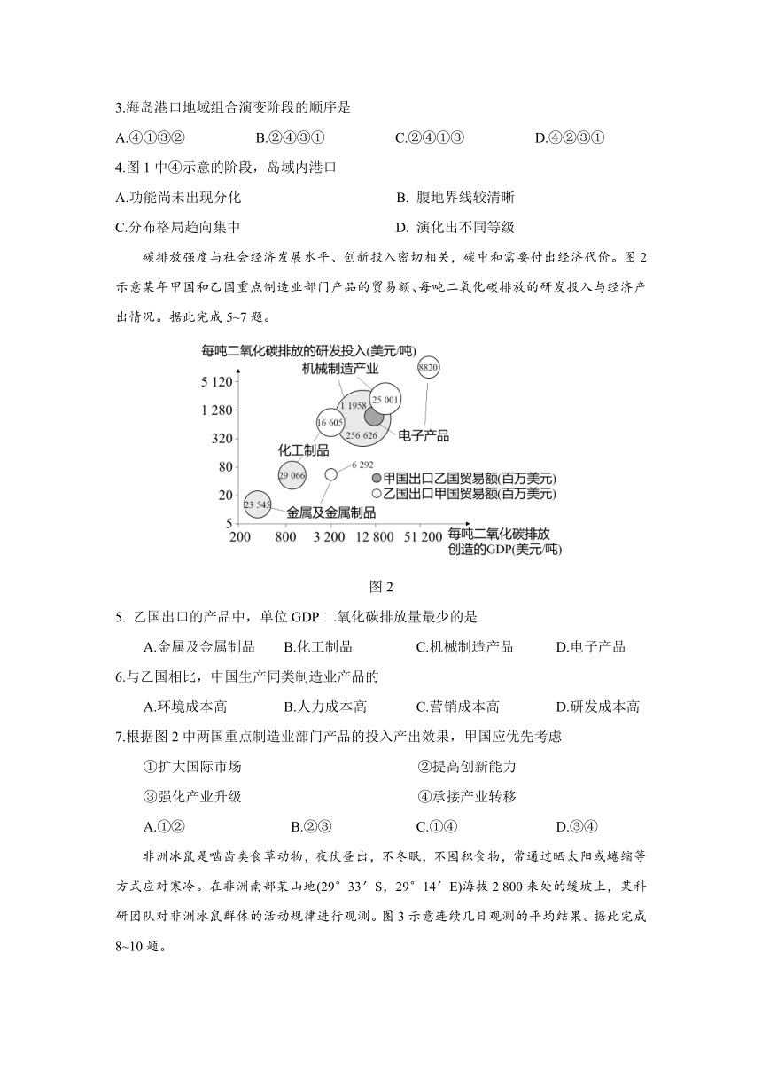 2023年新高考湖南地理高考真题卷（含答案）