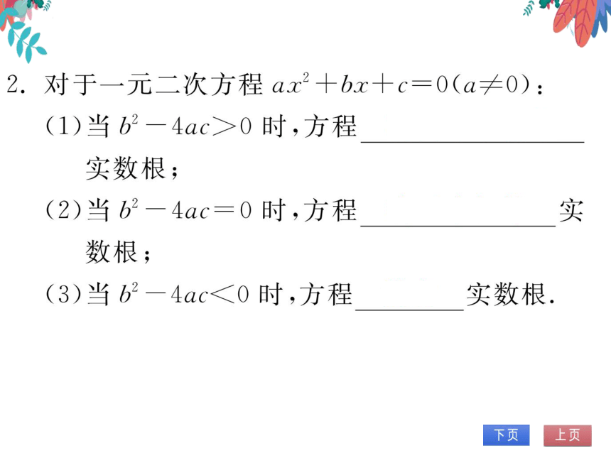 【北师大版】数学九年级上册 2.3 用公因式法解一元二次方程 习题课件