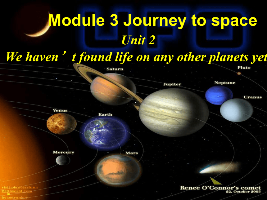 外研版英语八年级下册Module 3  Journey to space  Unit 2 课件(共29张PPT)
