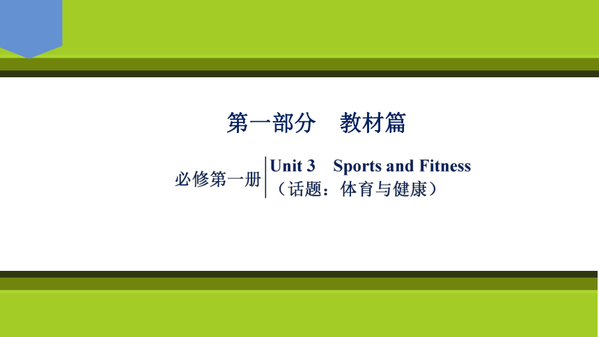 2023届高考一轮复习单元词汇短语复习：人教版（2019）必修一Unit 3  Sports  and  Fitness(68页）
