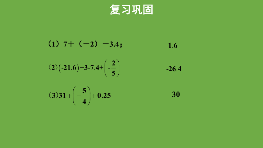 2.6有理数的加减混合运算 第2课时 课件 (共22张PPT)北师大版数学七年级上册
