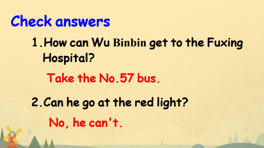 Unit 2 Ways to go to school  Part B Let's talk 课件（希沃版+图片版PPT)