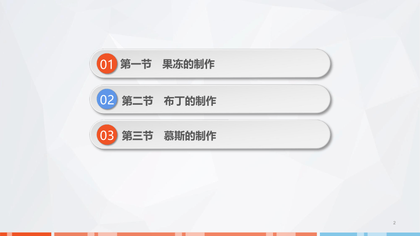 第七章　果冻、布丁、慕斯的制作_1课件(共24张PPT)- 《西式面点技术》同步教学（劳保版）