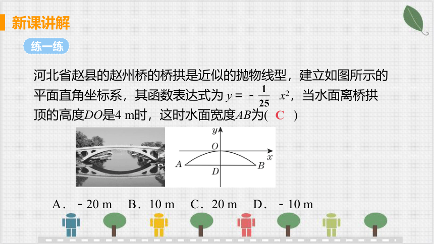 2.4 课时3 抛物线的实际问题 课件（共24张PPT）