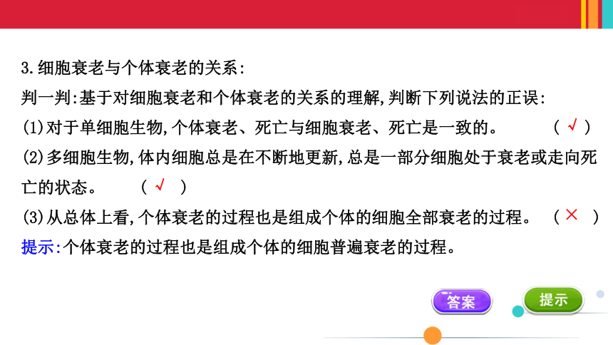 （新人教）生物必修一课件：6.3细胞的衰老和死亡(共35张PPT)