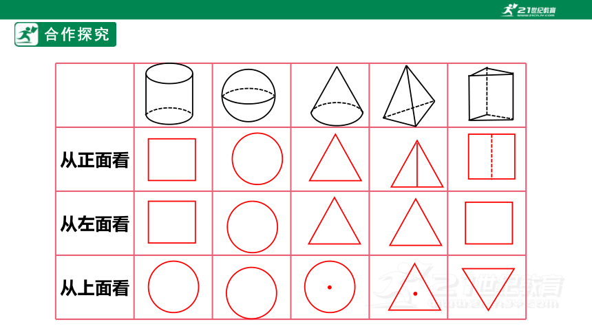 人教版七上4.1几何图形第2课时从不同方向看立体图形和立体图形的展开图  课件（共31张PPT）