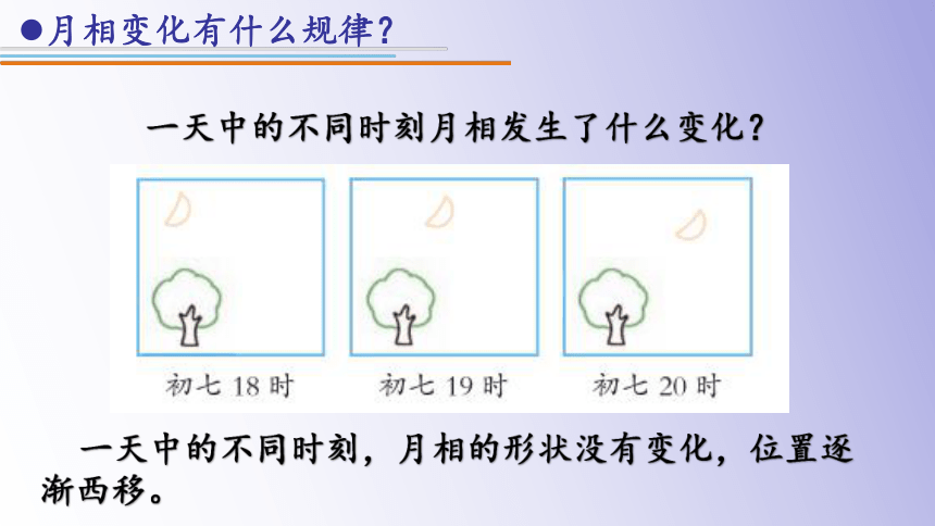 青岛版（六三制2017秋）科学 四年级下学期 3.12月相的变化（课件 共20张PPT）