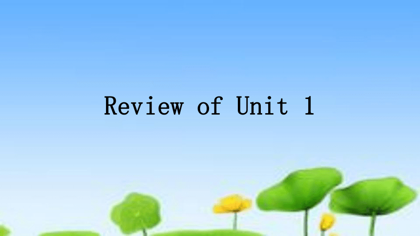Review of Unit 1 The Changing World 课件2022-2023学年英语仁爱版九年级上册(共19张PPT)