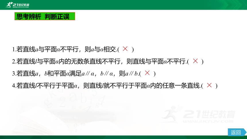 8.5.2 直线与平面平行 课件（共22张PPT）