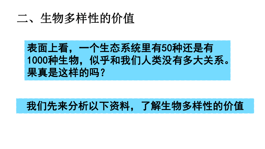 4.2 生物多样性及其保护 课件29张2020-2021学年人教版（2019）高二生物选择性必修二