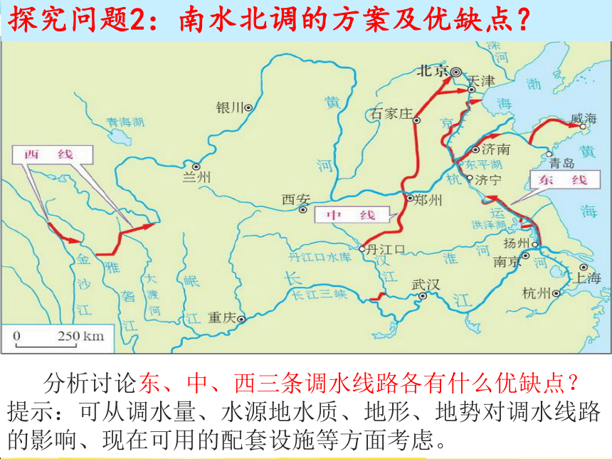 2021-2022学年人教版地理必修3第五章问题研究南水北调怎么调课件（20张）