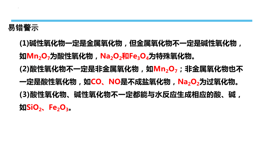 2023年普通高中化学学业水平考试学考复习——专题1　物质的分类及转化（21张ppt）