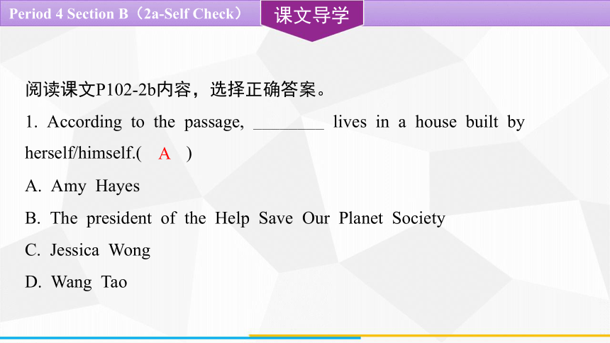 Unit 13 We're trying to save the earth! Section B（2a-Self Check） 课件 (共21张PPT)2023-2024学年人教版英语九年级全一册
