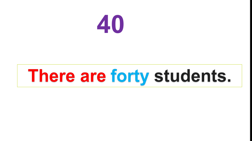 Unit2 There are forty students in our class.(Lesson8) 课件(共13张PPT)