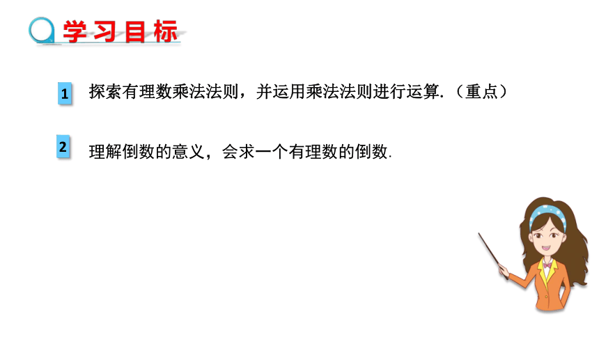 2.7.1 有理数的乘法法则 课件（共22张PPT）