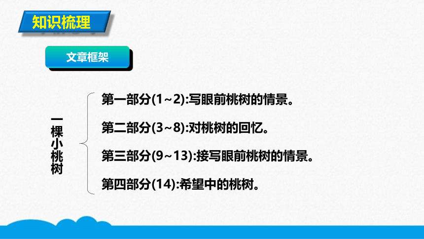 初语部编版七下 第19课 一棵小桃树 微课课件