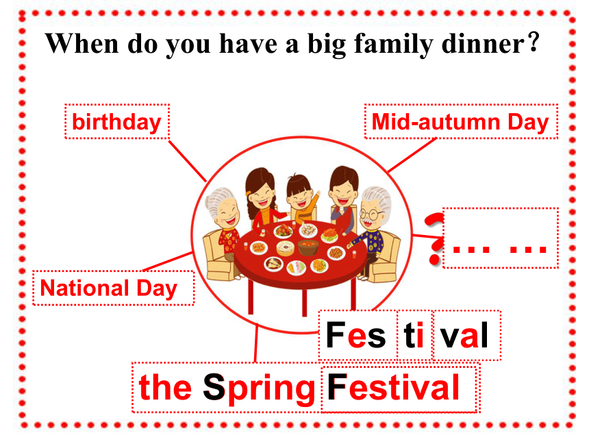 Module 10 Unit 1 We have a big family dinner. 课件（共30张PPT）