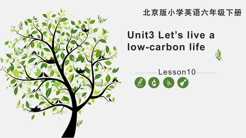 Unit3 Let's live a low-carbon life Lesson10   课件(共34张PPT)