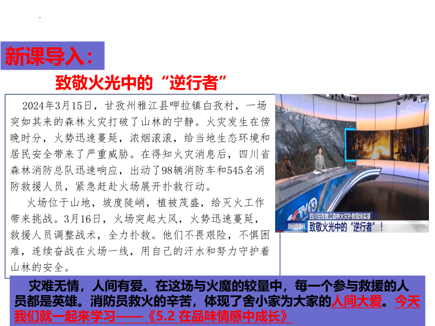 （核心素养目标）5.2在品味情感中成长 课件(共25张PPT)-2023-2024学年统编版道德与法治七年级下册