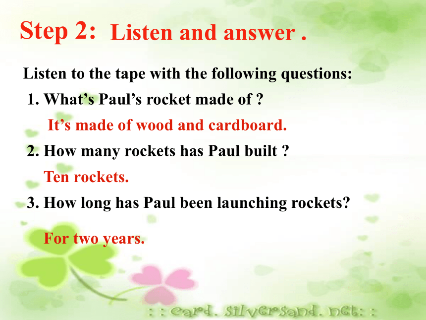 冀教版八年级上Unit 7 Enjoy Your Hobby Lesson 40 What's Paul's Hobby?课件(共16张PPT)