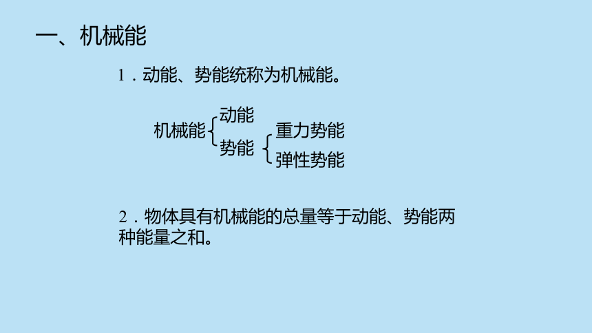 11.4  机械能及其转化 2020－2021学年人教版物理八年级下册（19张ppt）