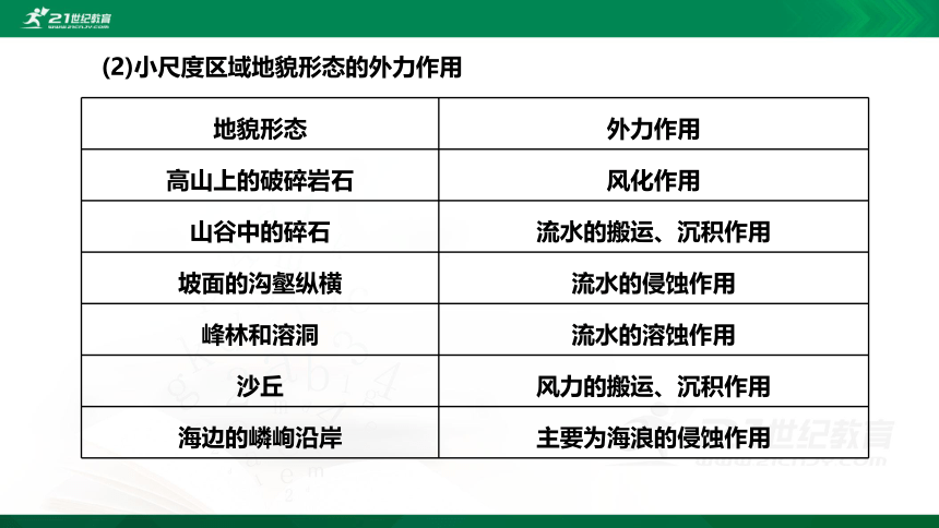 2.2.2 第二节 第2课时 外力与地表形态的变化 鲁教版选择性必修1第2单元 地形变化的原因（共43张PPT）