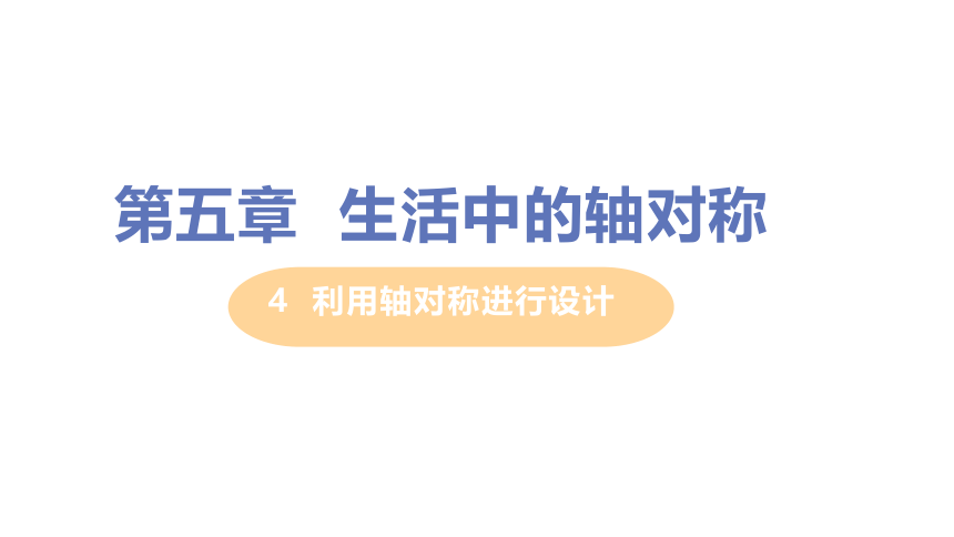 北师大版数学七年级下册5.4  利用轴对称进行设计 课件（23张）