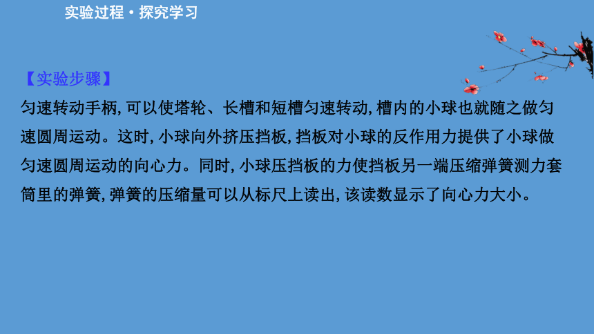 （新教材）2020-2021学年高中物理（浙江）人教版必修第二册课件：6.2.2 实验：探究向心力大小的表达式