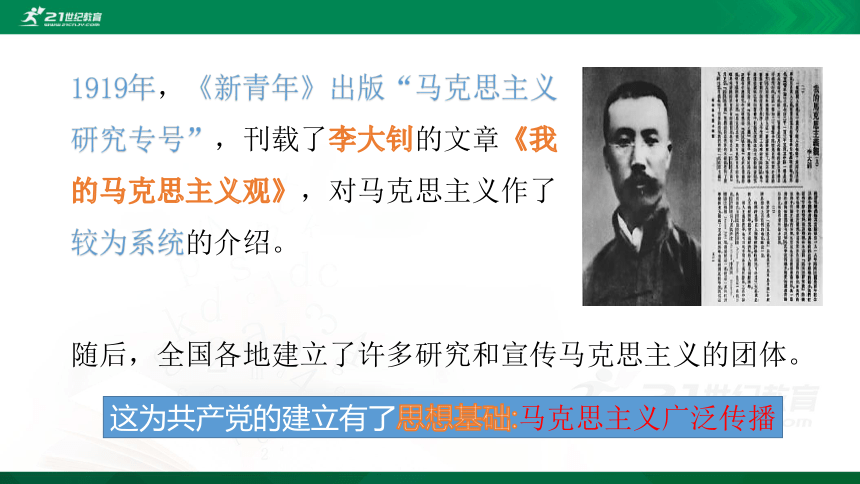 第14课  中国共产党的诞生  课件（39张PPT）