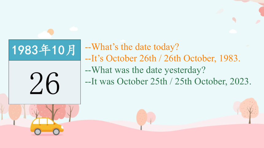 Unit 7 The Birthday Topic 1 When is your birthday?课件+嵌入音频(共42张PPT)