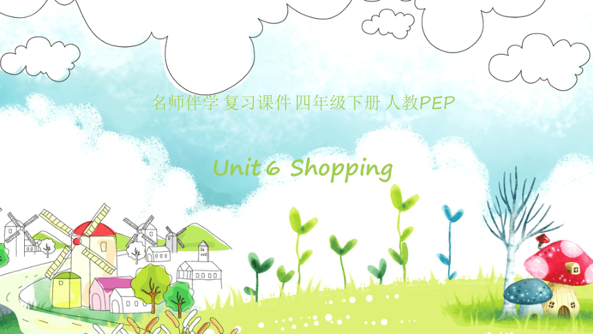Unit 6 Shopping  单元复习课件(共14张PPT)