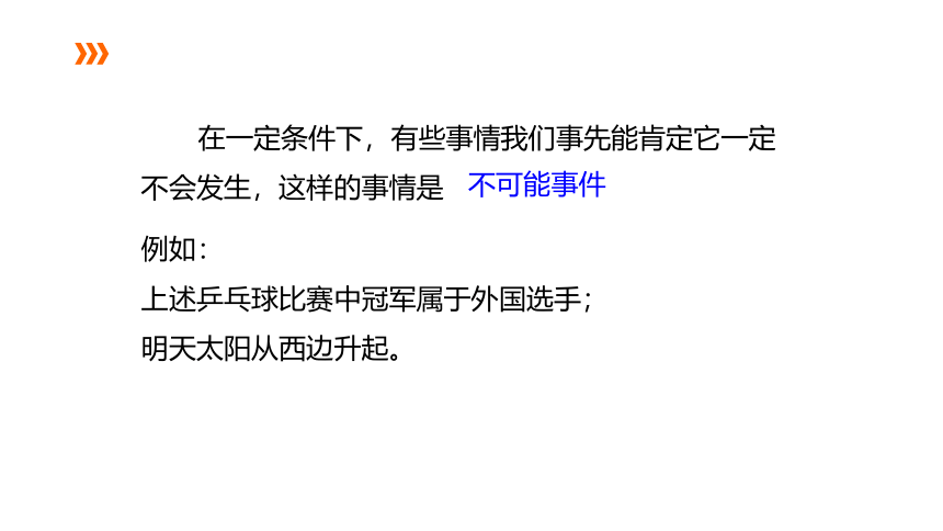 苏科版数学八年级下册8.1确定事件与随机事件 同步课件(共13张PPT)