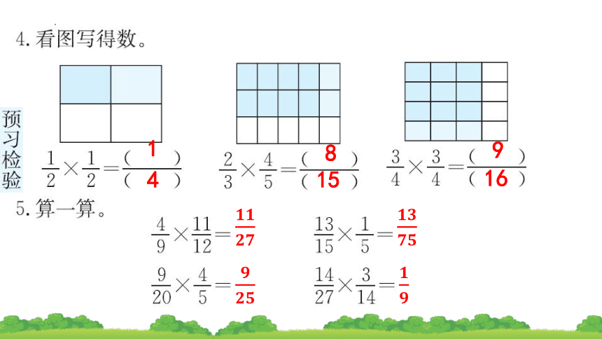 1.2分数乘分数（课件）-六年级上册数学人教版(共17张PPT)