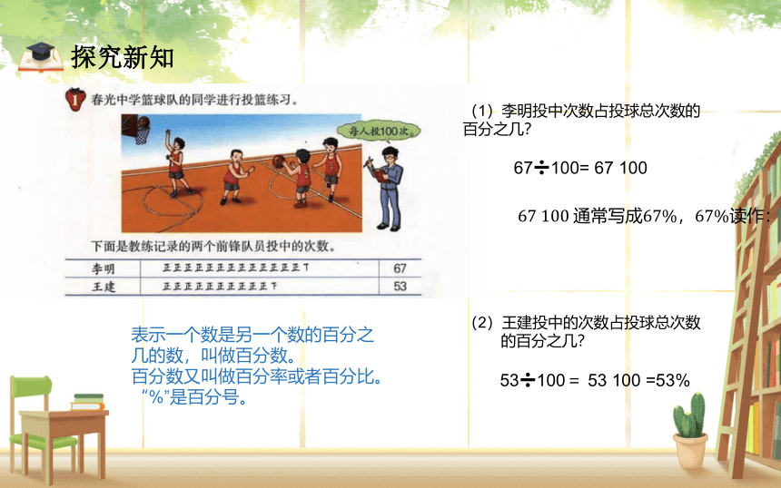 3 认识百分数  课件  数学六年级上册-冀教版（18张PPT）