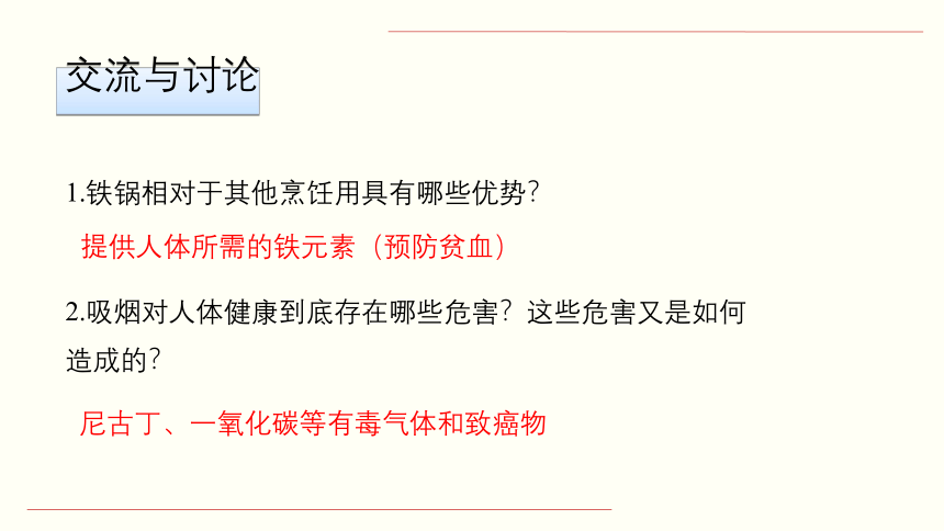 1.1 化学给我们带来什么（课件31页）