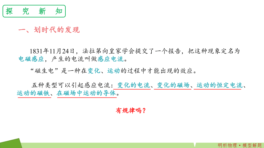 新人教版物理必修三第13章第三节 电磁感应现象及应用课件