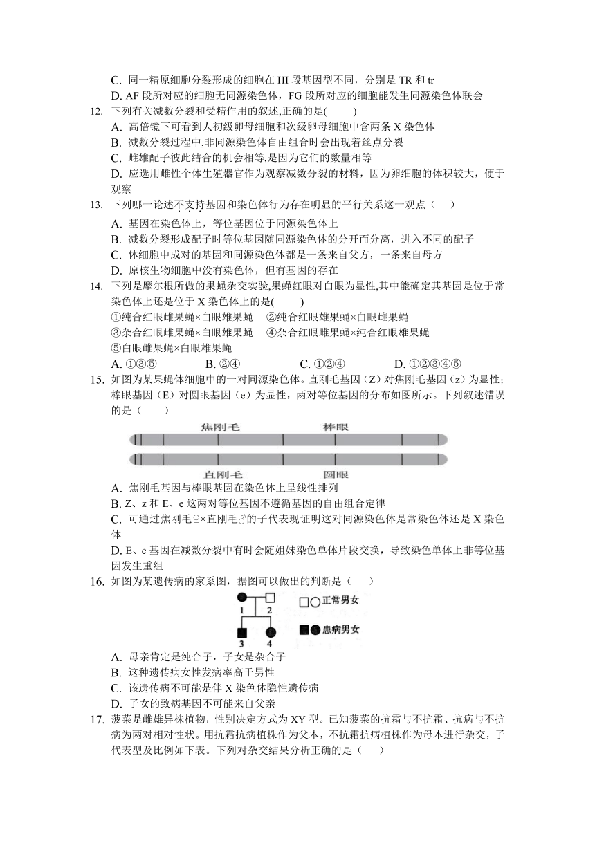 吉林省长春市重点高中2020-2021学年高一下学期期末联考生物试题 Word版含答案