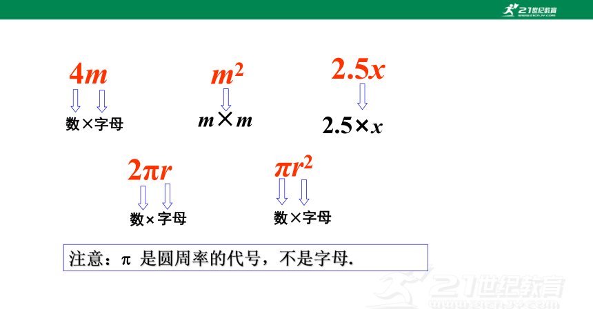 2.1.2  单项式 课件（24张PPT）