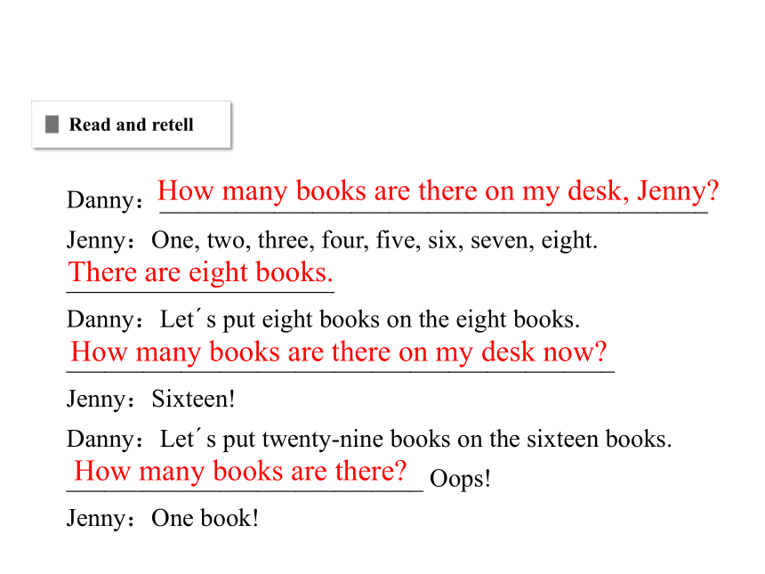 Unit1 Hello Again Lesson4 How Many Books Are There？ 课件(共16张PPT)
