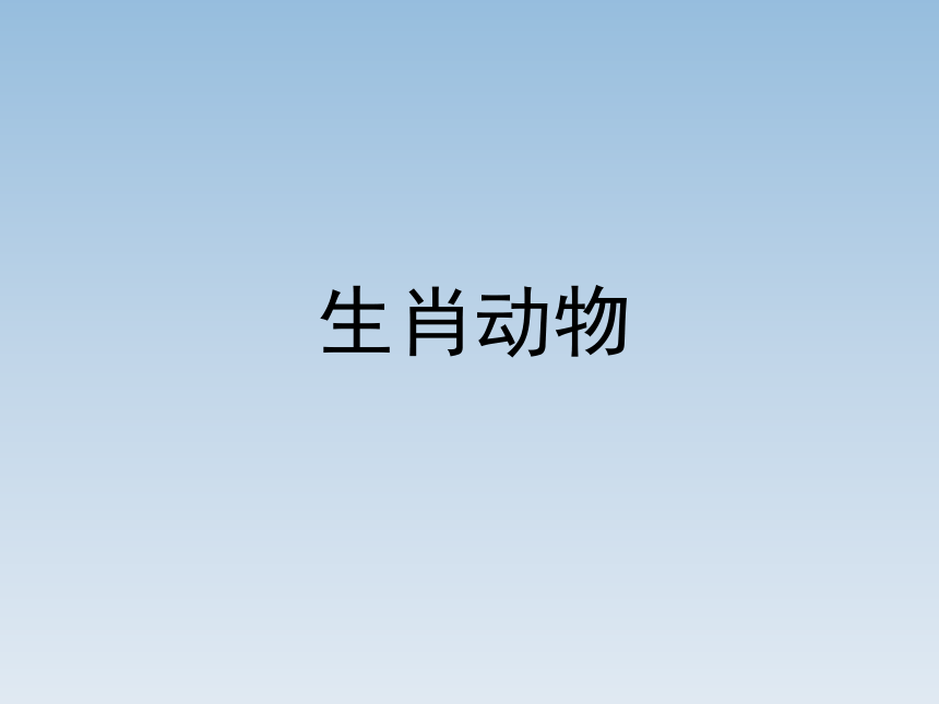 辽海版 七年级上册 美术 生肖动物 课件（共12张PPT）