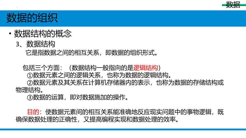 1-1-1-2数据与数据的组织课件（19PPT）2021-2022学年浙教版（2019）高中信息技术选修1