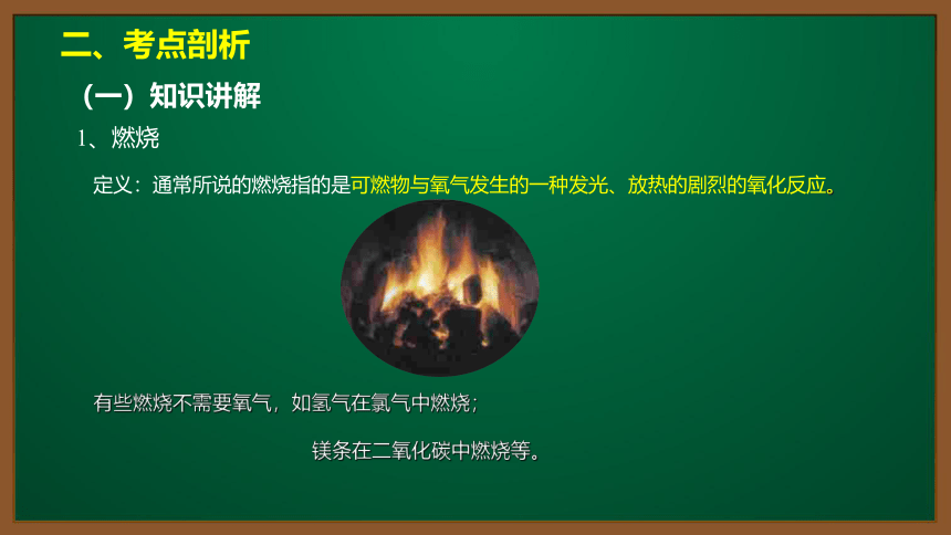 人教版化学九上同步精讲课件  7.1.1燃烧的条件及灭火的原理和方法 （15张ppt）