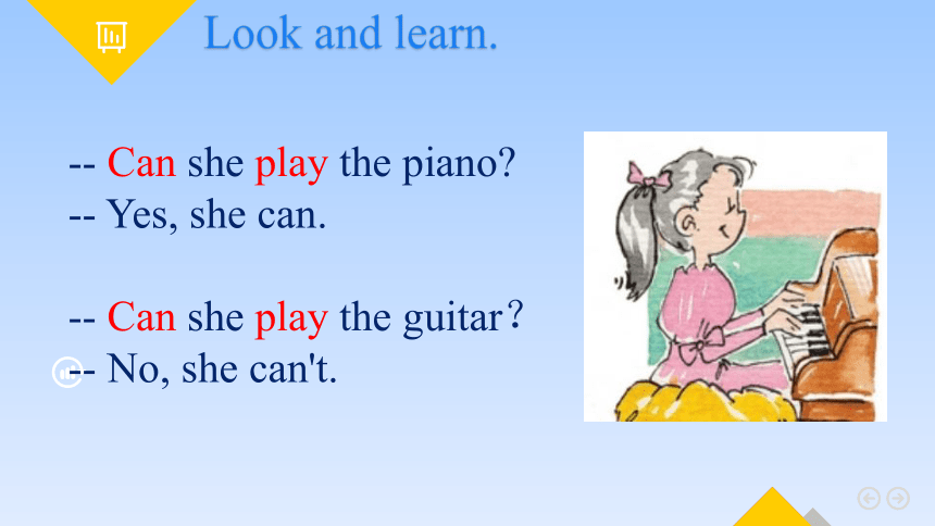 Module 2 What can you do ?Unit 1 I can play the piano.教学课件(共19张PPT)