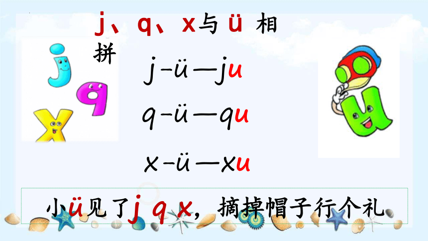 一年级上册 拼音总复习 课件(共27张PPT)