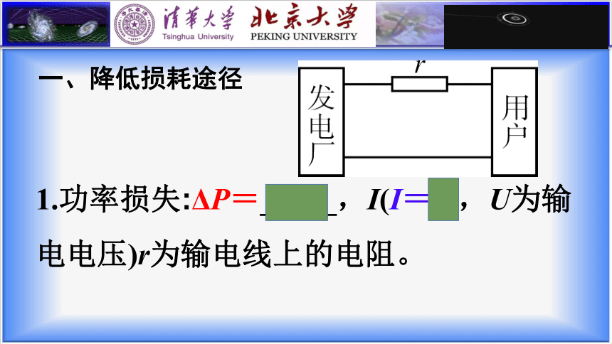 5.5 电能的输送—2020-2021学年人教版高中物理选修3-2课件（19张PPT）