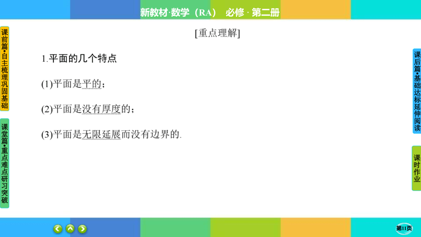 8-4-1平面 -高中数学 人教A版 必修二 同步 课件（共67张PPT）