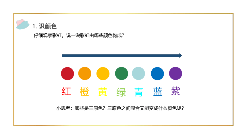 4七彩虹（课件）岭南版美术一年级下册(共15张PPT)