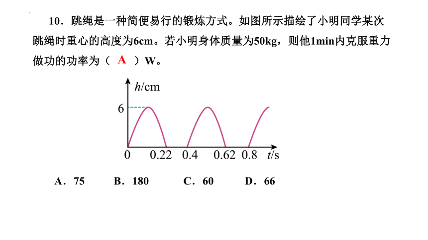 第十一章 功和机械能(共33张PPT) -2022-2023学年人教版八年级物理下册期末复习