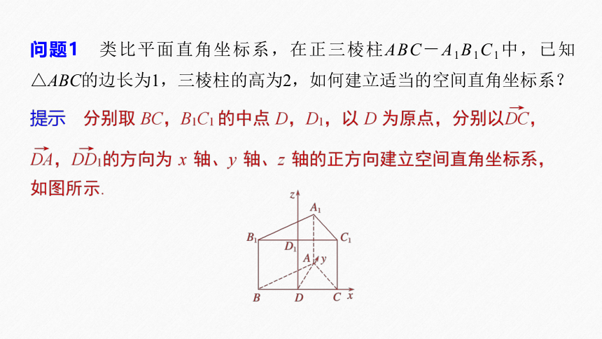 高中数学苏教版（2022春 ）选择性必修第二册 6.2.2 第1课时 空间直角坐标系及其线性运算的坐标表示（课件67张PPT）